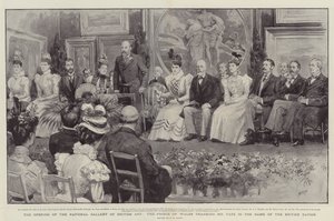 The Opening of the National Gallery of British Art, the Prince of Wales thanking Mr Tate in the Name of the British Nation